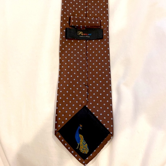 Pavone 100% Silk Men’s Ties - Picture 3 of 13